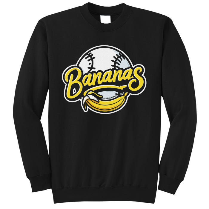 Funny LetS Go Bananas Design Tall Sweatshirt