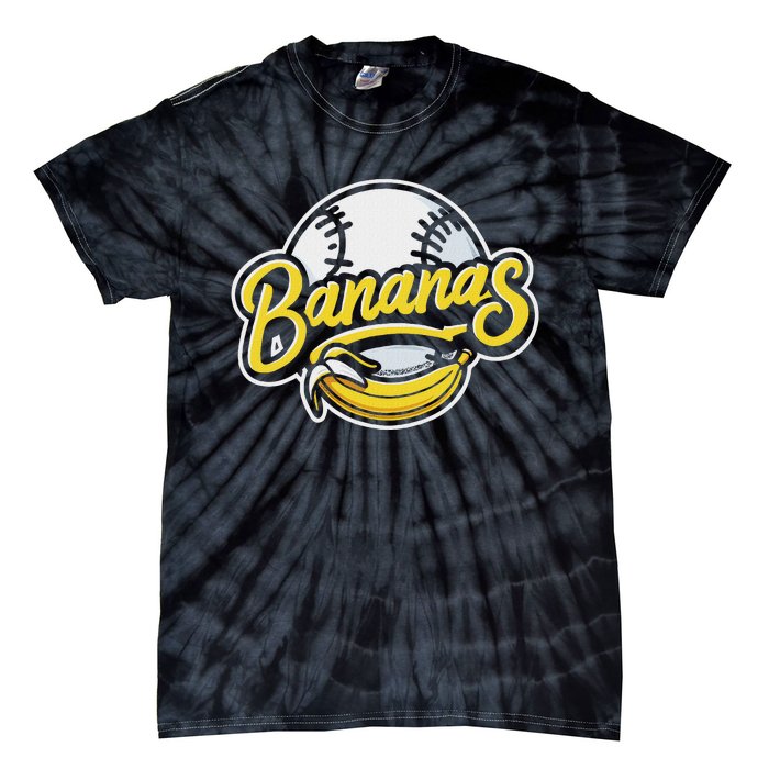 Funny LetS Go Bananas Design Tie-Dye T-Shirt