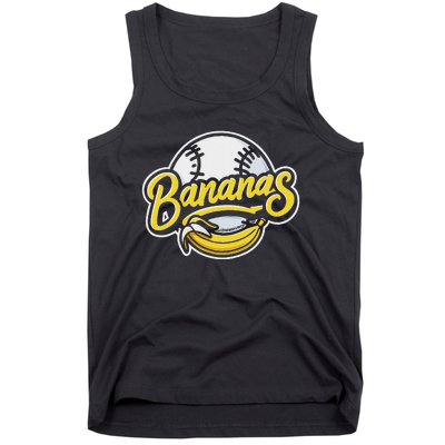 Funny LetS Go Bananas Design Tank Top