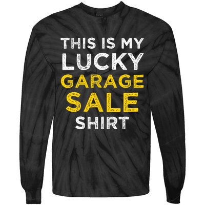 Funny Lucky Garage Sale Frugal Shopper Tie-Dye Long Sleeve Shirt