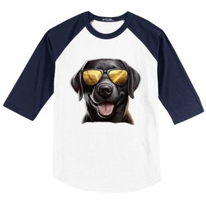 Funny Labrador Graffiti Dog Lover Baseball Sleeve Shirt