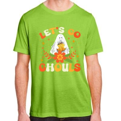 Funny LetS Go Ghouls Spooky Halloween Ghost Retro Boo Gift Adult ChromaSoft Performance T-Shirt