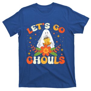 Funny LetS Go Ghouls Spooky Halloween Ghost Retro Boo Gift T-Shirt