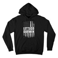 Funny Lets Go Darwin LetS Go Darwin American Flag Hoodie