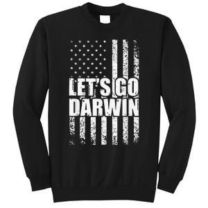 Funny Lets Go Darwin LetS Go Darwin American Flag Sweatshirt