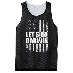 Funny Lets Go Darwin LetS Go Darwin American Flag Mesh Reversible Basketball Jersey Tank