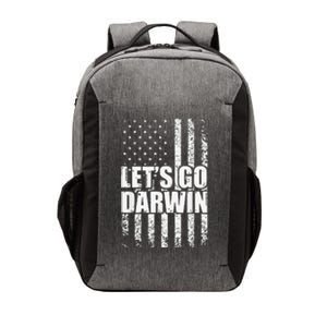 Funny Lets Go Darwin LetS Go Darwin American Flag Vector Backpack