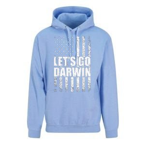 Funny Lets Go Darwin LetS Go Darwin American Flag Unisex Surf Hoodie