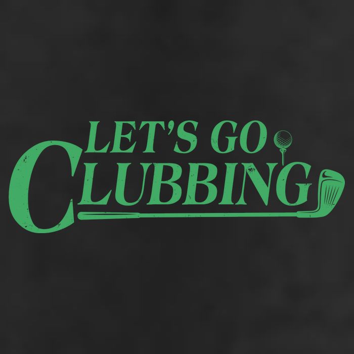 Funny Let's Go Clubbing Golfing Fan 11oz C Handle Ceramic Mug