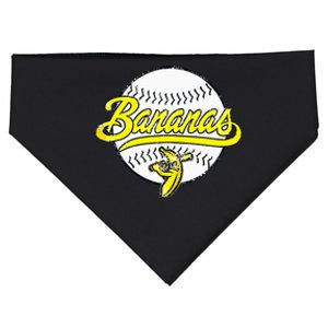 Funny LetS Go Bananas USA-Made Doggie Bandana