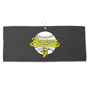 Funny LetS Go Bananas Large Microfiber Waffle Golf Towel