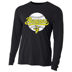 Funny LetS Go Bananas Cooling Performance Long Sleeve Crew