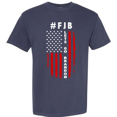 FJB Let's Go Brandon American Flag Garment-Dyed Heavyweight T-Shirt