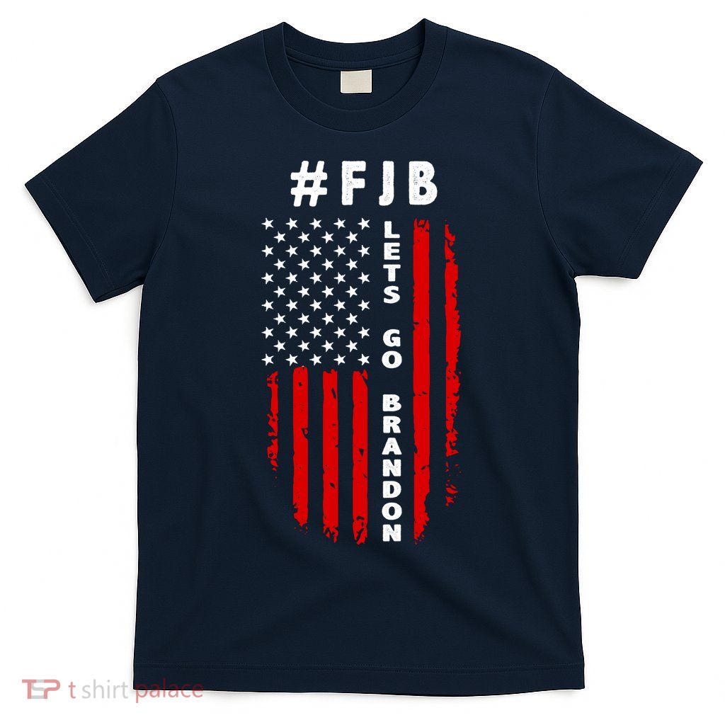 FJB Let's Go Brandon American Flag T-Shirt
