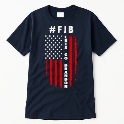 FJB Let's Go Brandon American Flag Tall T-Shirt