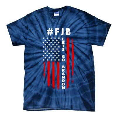 FJB Let's Go Brandon American Flag Tie-Dye T-Shirt