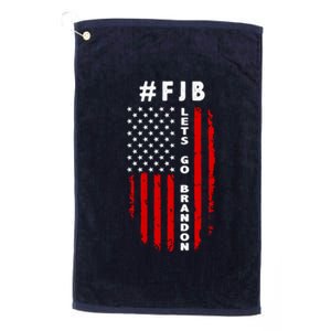 FJB Let's Go Brandon American Flag Platinum Collection Golf Towel