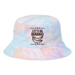 Funny LetS Go Bananas Distressed Grunge Tie Dye Newport Bucket Hat