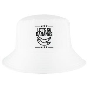 Funny LetS Go Bananas Distressed Grunge Cool Comfort Performance Bucket Hat