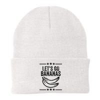 Funny LetS Go Bananas Distressed Grunge Knit Cap Winter Beanie