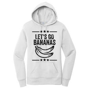 Funny LetS Go Bananas Distressed Grunge Women's Pullover Hoodie