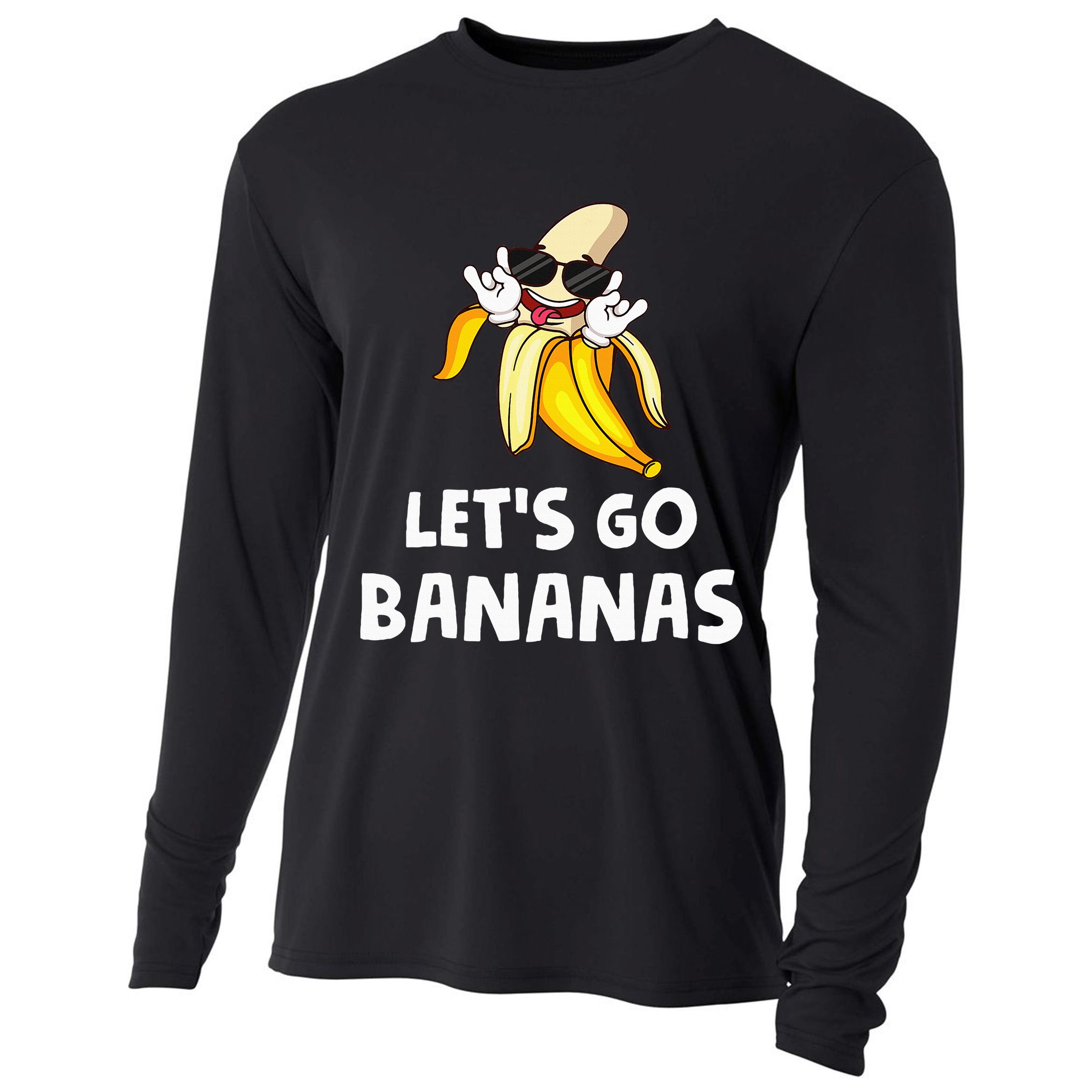 Fruit LetS Go Bananas Banana Cooling Performance Long Sleeve Crew