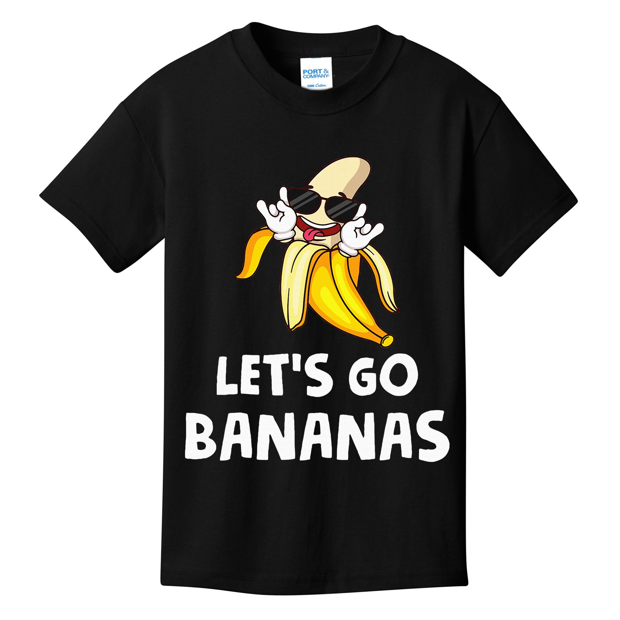 Fruit LetS Go Bananas Banana Kids T-Shirt