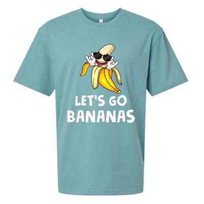 Fruit LetS Go Bananas Banana Sueded Cloud Jersey T-Shirt