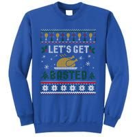 Funny Lets Get Basted Ugly Thanksgiving Sweater Funny Gift Sweatshirt