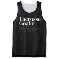 Funny Lacrosse Goalie Quote Definition Men Woman Kids Mesh Reversible Basketball Jersey Tank