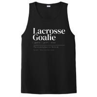 Funny Lacrosse Goalie Quote Definition Men Woman Kids PosiCharge Competitor Tank