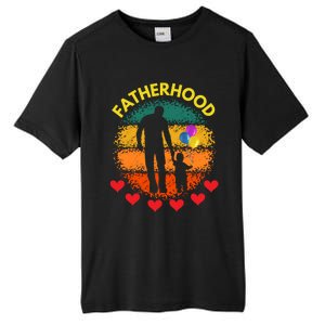 Fatherhood Love Gift Tall Fusion ChromaSoft Performance T-Shirt