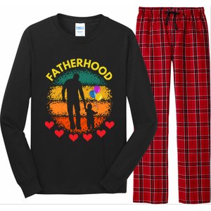 Fatherhood Love Gift Long Sleeve Pajama Set