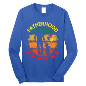 Fatherhood Love Gift Long Sleeve Shirt