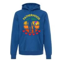 Fatherhood Love Gift Premium Hoodie