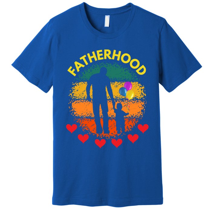 Fatherhood Love Gift Premium T-Shirt