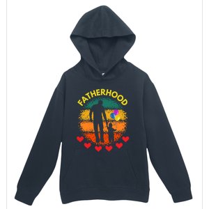 Fatherhood Love Gift Urban Pullover Hoodie