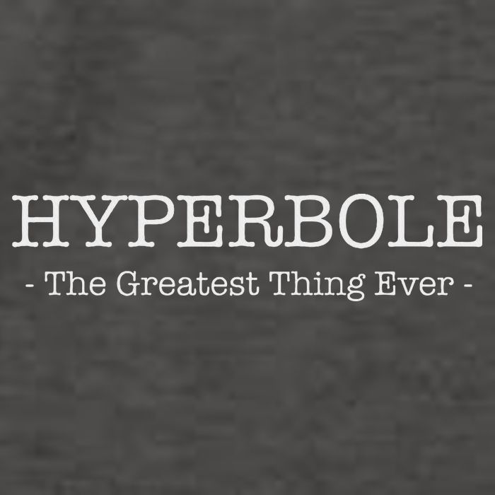 Funny Literary Hyperbole The Greatest Thing Ever Vector Backpack