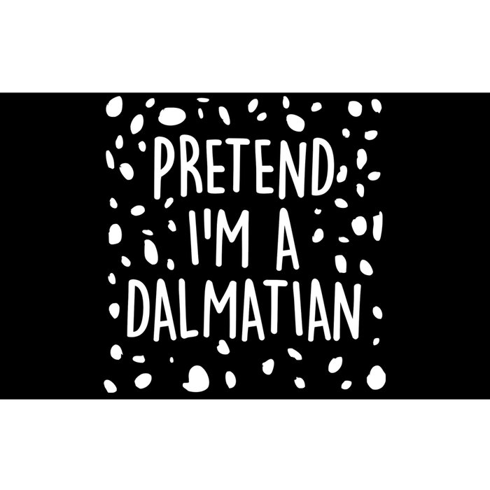 Funny Lazy Halloween Costume Pretend I'm A Dalmatian Bumper Sticker