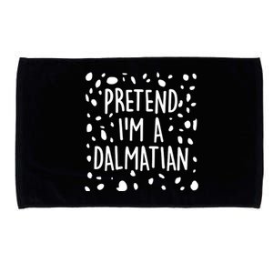 Funny Lazy Halloween Costume Pretend I'm A Dalmatian Microfiber Hand Towel