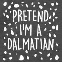 Funny Lazy Halloween Costume Pretend I'm A Dalmatian Vector Backpack