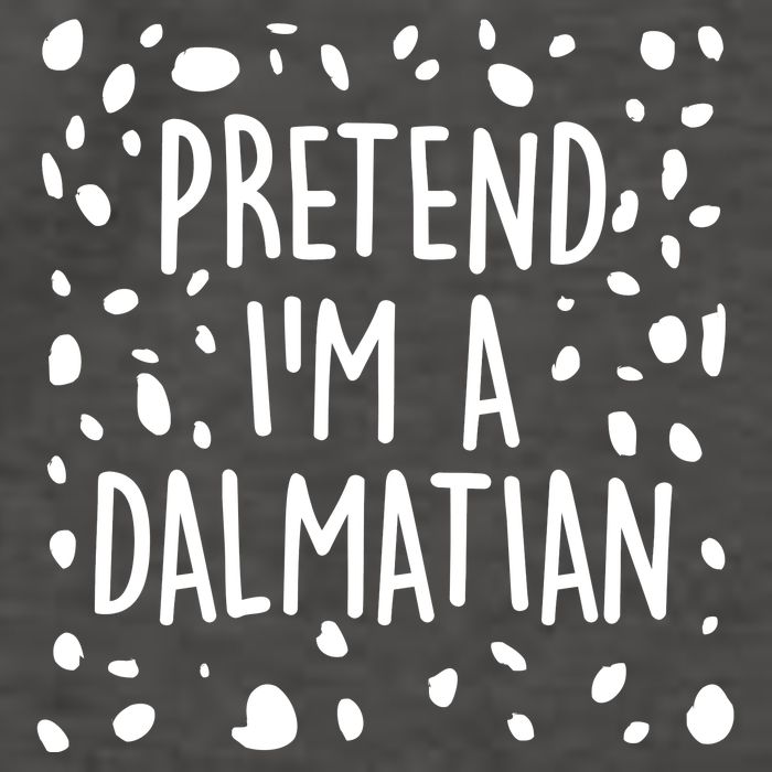 Funny Lazy Halloween Costume Pretend I'm A Dalmatian Vector Backpack