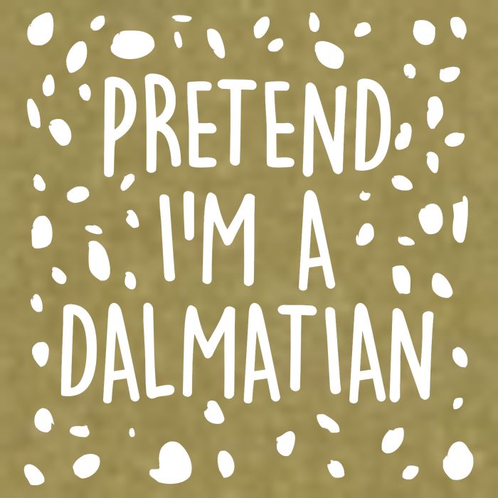 Funny Lazy Halloween Costume Pretend I'm A Dalmatian Garment-Dyed Women's Muscle Tee