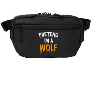 Funny Lazy Halloween Costume Gift Pretend Im A Wolf Crossbody Pack