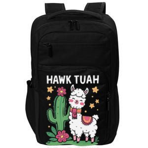 Funny Llama Hawk Tush Spit On That Thing Presidential Parody Impact Tech Backpack