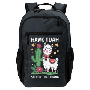 Funny Llama Hawk Tush Spit On That Thing Presidential Parody Daily Commute Backpack