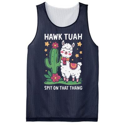 Funny Llama Hawk Tush Spit On That Thing Presidential Parody Mesh Reversible Basketball Jersey Tank