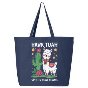 Funny Llama Hawk Tush Spit On That Thing Presidential Parody 25L Jumbo Tote