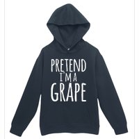 Funny Lazy Halloween Tee PRETEND I'M A GRAPE Costume Urban Pullover Hoodie