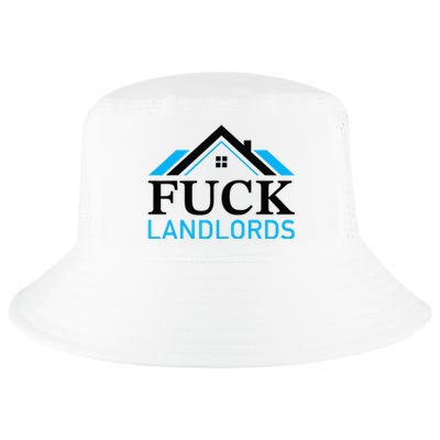 Fuck Landlords Housing Crisis Funny Social Justice Activism Cool Comfort Performance Bucket Hat